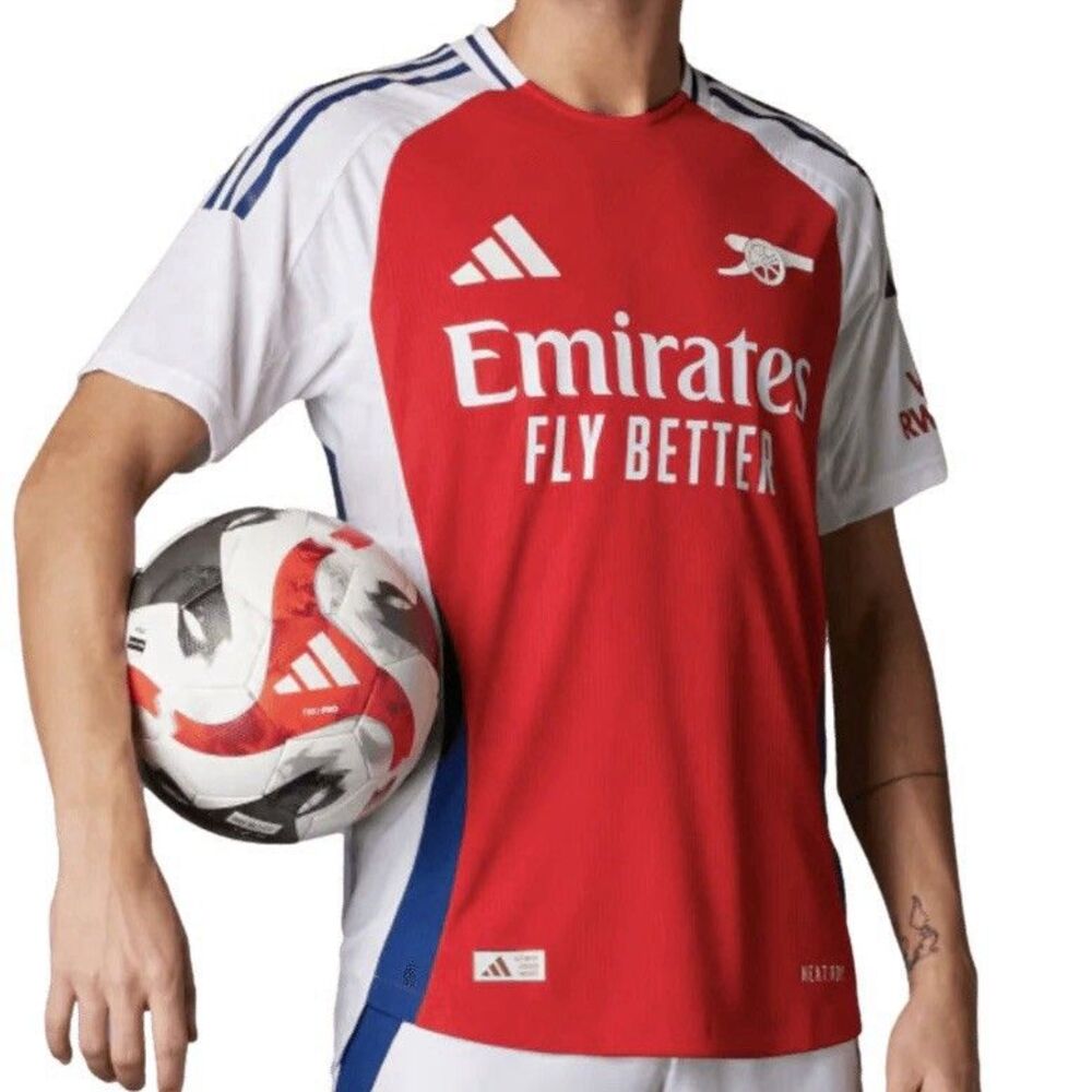 Adidas Arsenal Home 24/25 Men’s Size L Red Blue White Authentic Soccer Jersey